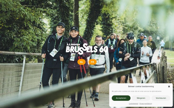 Ekrano kopija asadventurebrussels60.be