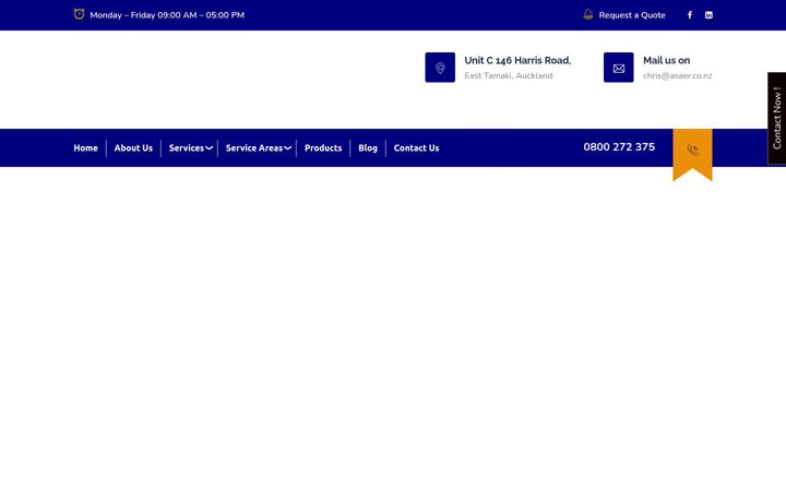 Screenshot του asaer.co.nz