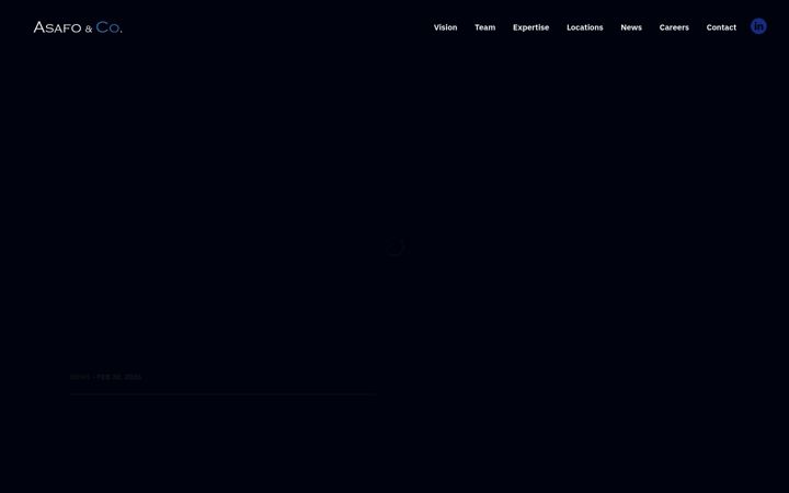 Screenshot of asafoandco.com