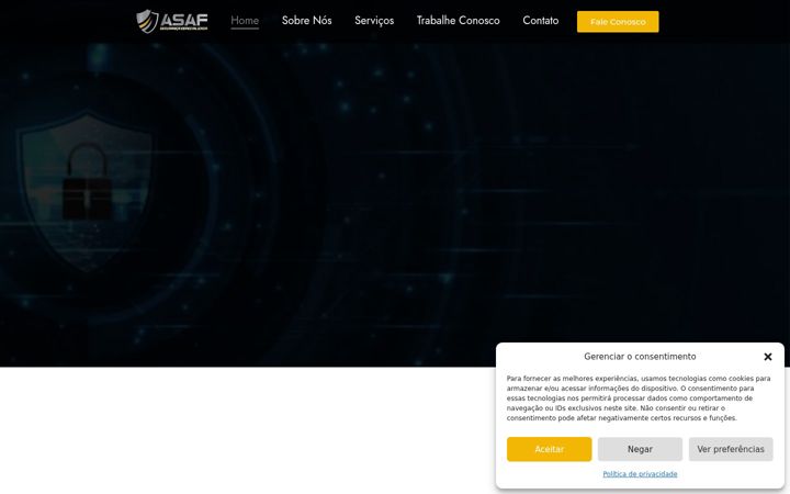 Screenshot του asafsecurity.com.br