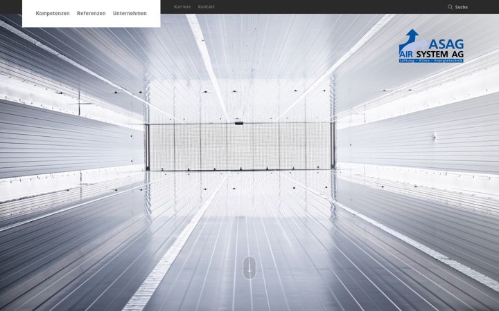 Screenshot of asag-air.ch