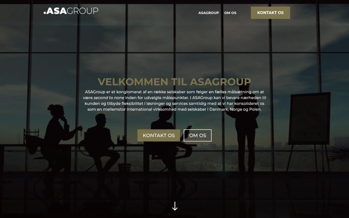 Screenshot of asagroup.dk
