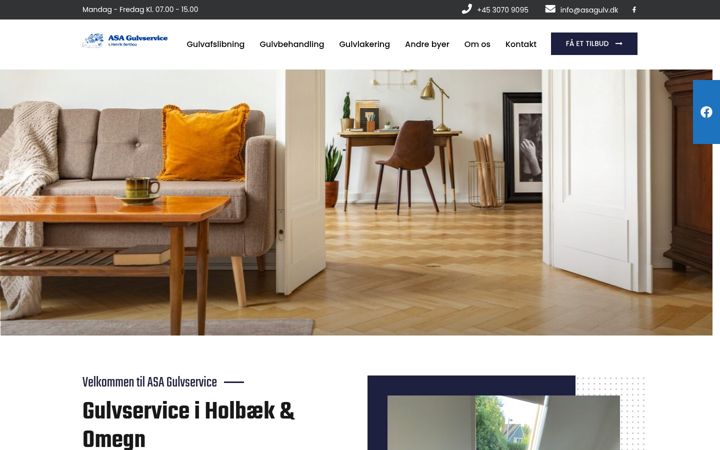 Screenshot of asagulv.dk