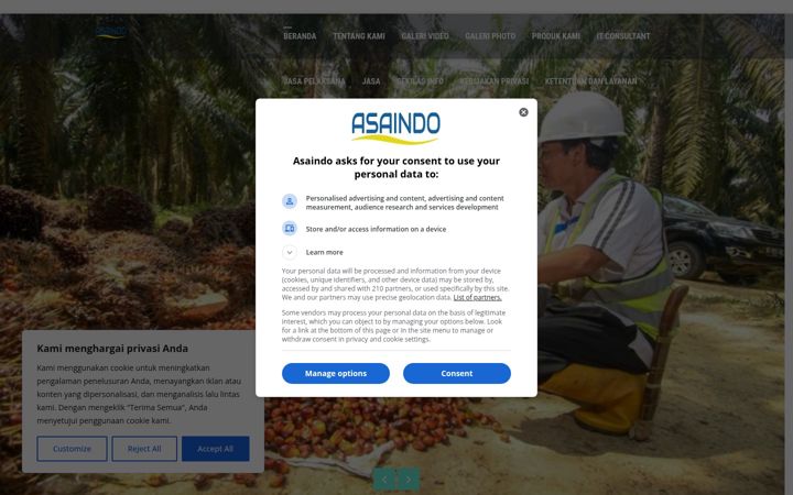 Screenshot του asaindo.co.id
