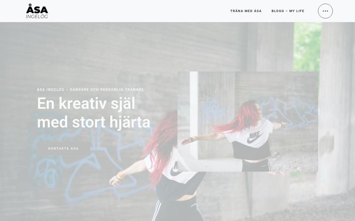 Screenshot of asaingelog.se