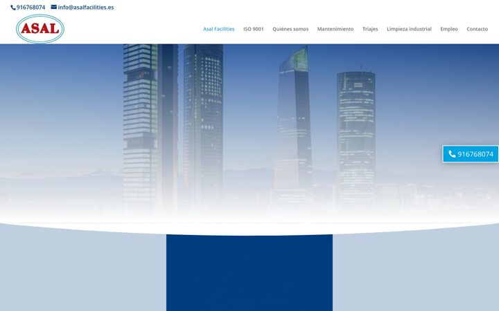 Screenshot του asalfacilities.es