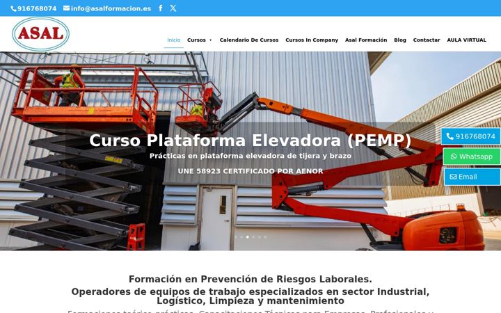 Screenshot του asalformacion.es