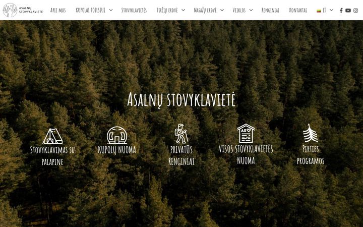 Screenshot of asalnustovyklaviete.lt