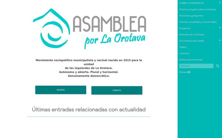 Snimka zaslona za asambleaporlaorotava.org