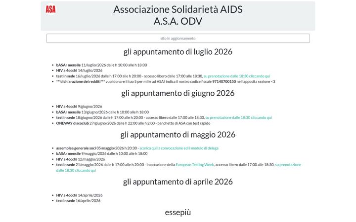 Snimka zaslona za asamilano30.org