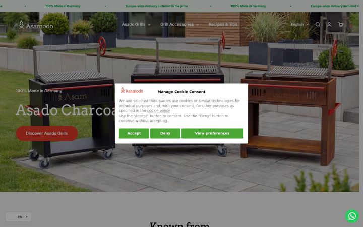 Screenshot of asamodo.eu