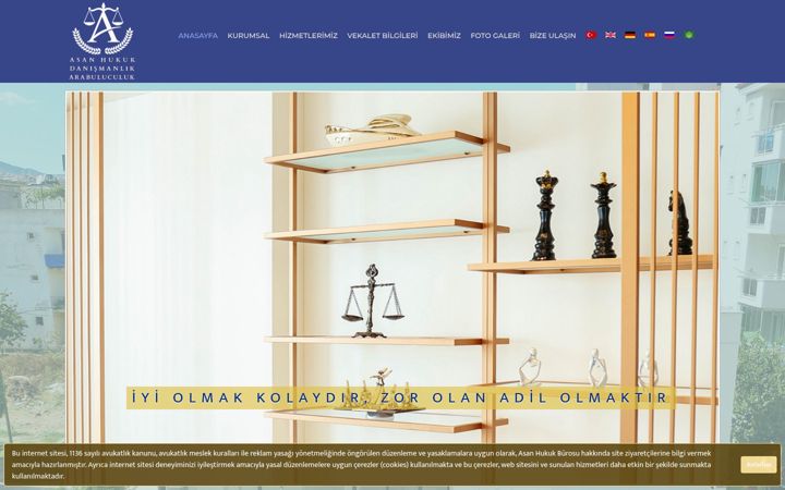 Screenshot of asan.av.tr
