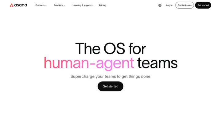 Screenshot ta' asana.com