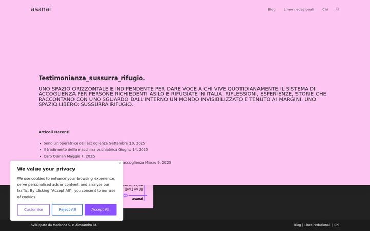 Screenshot of asanai.it
