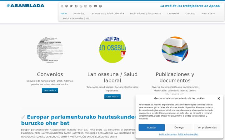Screenshot of asanblada.org