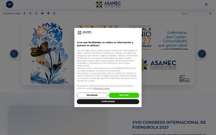 Screenshot of asanec.es