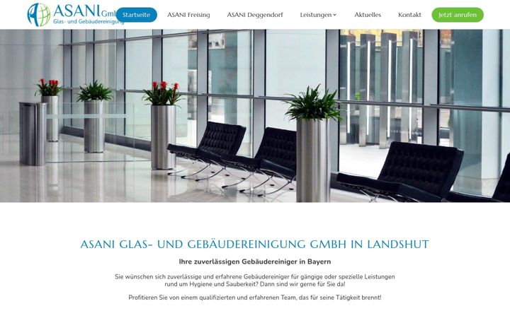 Screenshot ta' asani-gebaeudereinigung.de
