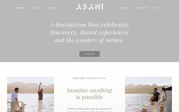 Screenshot of asaniyacht.com