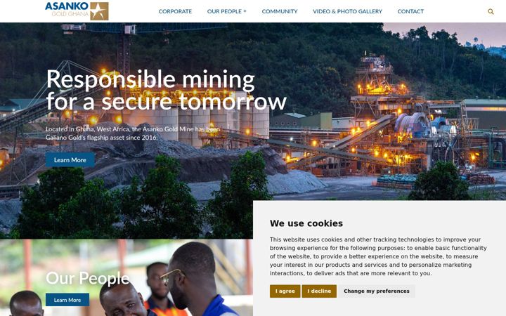 Screenshot di asanko.com