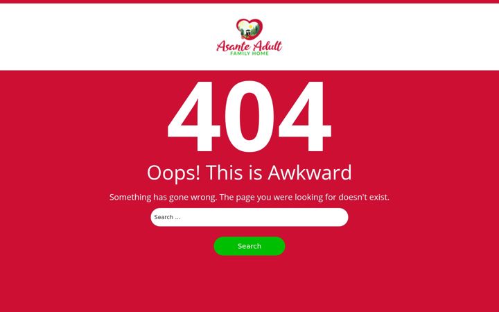 Screenshot di asanteadultfamilyhome.com