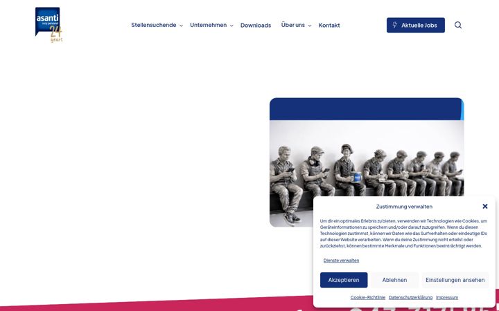 Screenshot of asanti.ch