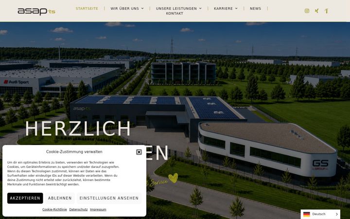 Zrzut ekranu asap-ts.de