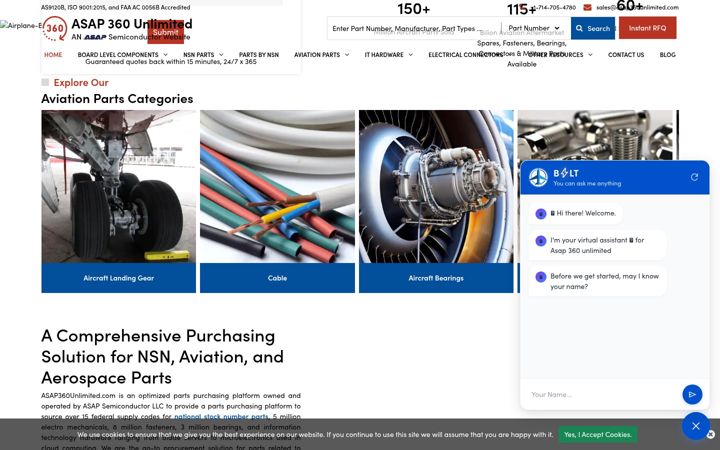 Screenshot of asap360unlimited.com