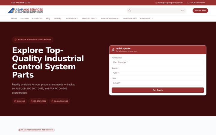 Screenshot of asapaogservices.com