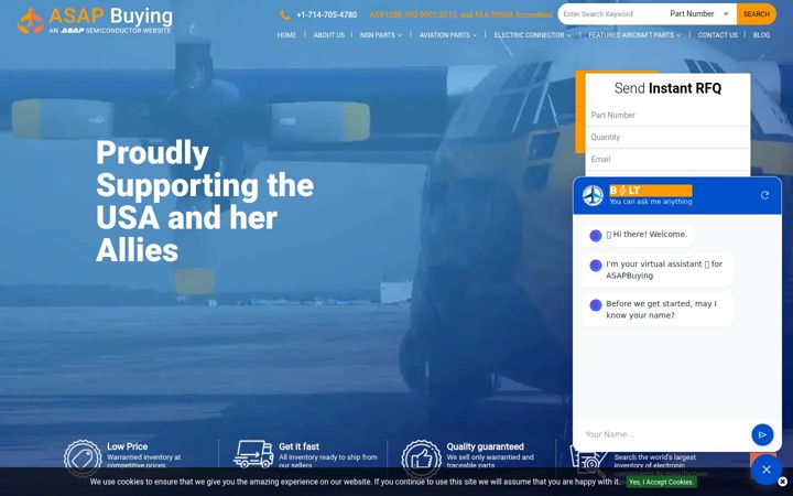 Screenshot of asapbuying.com