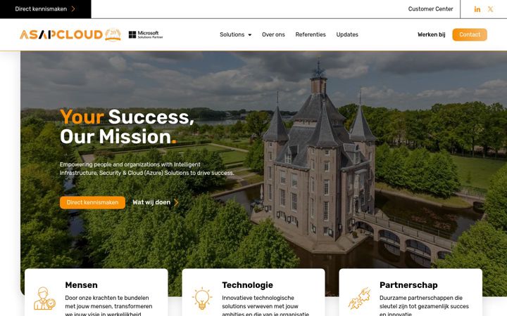 Screenshot di asapcloud.com