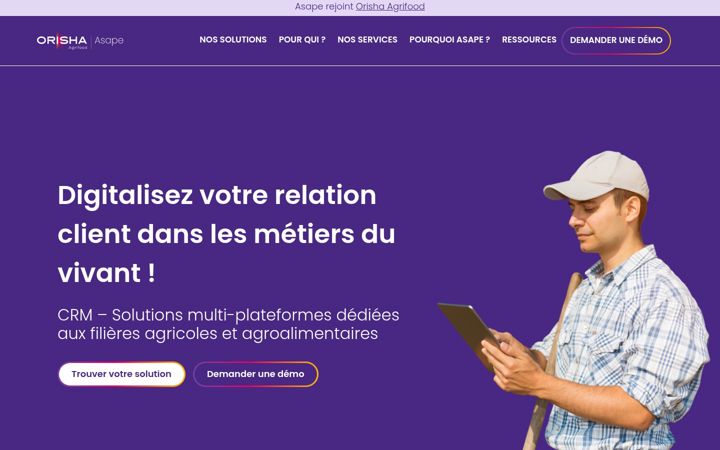 Screenshot of asape.fr