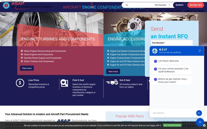 Screenshot of asapfulfillment.com