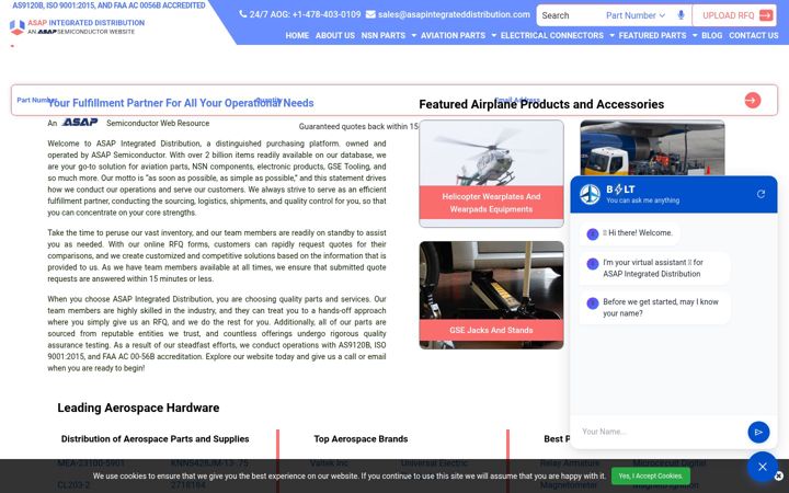 Screenshot of asapintegrateddistribution.com