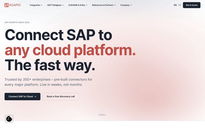Screenshot of asapio.com