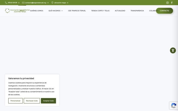Screenshot of asapmeteruel.org