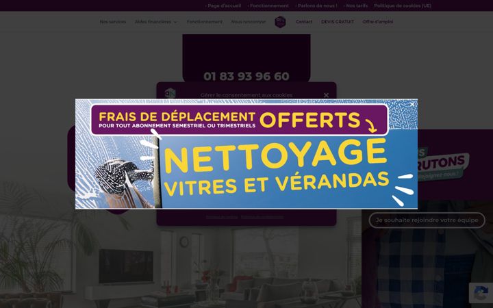 Screenshot of asapnomad.fr
