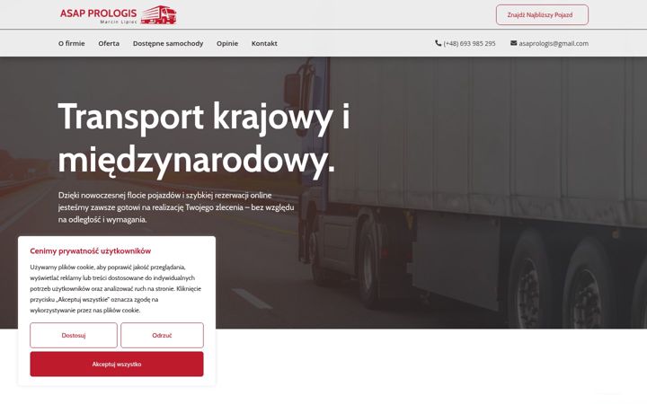 Screenshot of asapprologis.pl