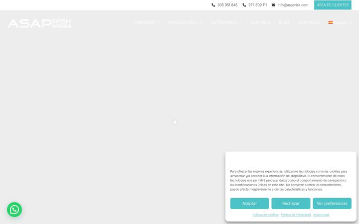Screenshot of asaprisk.com