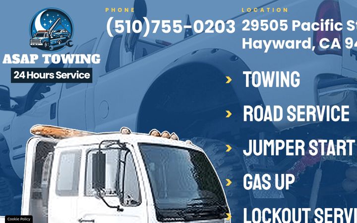 Screenshot of asaptowing24.com