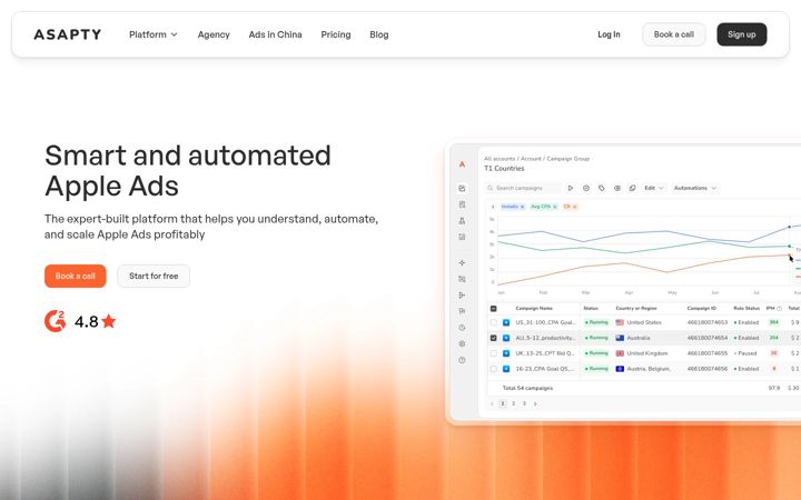 Screenshot of asapty.com