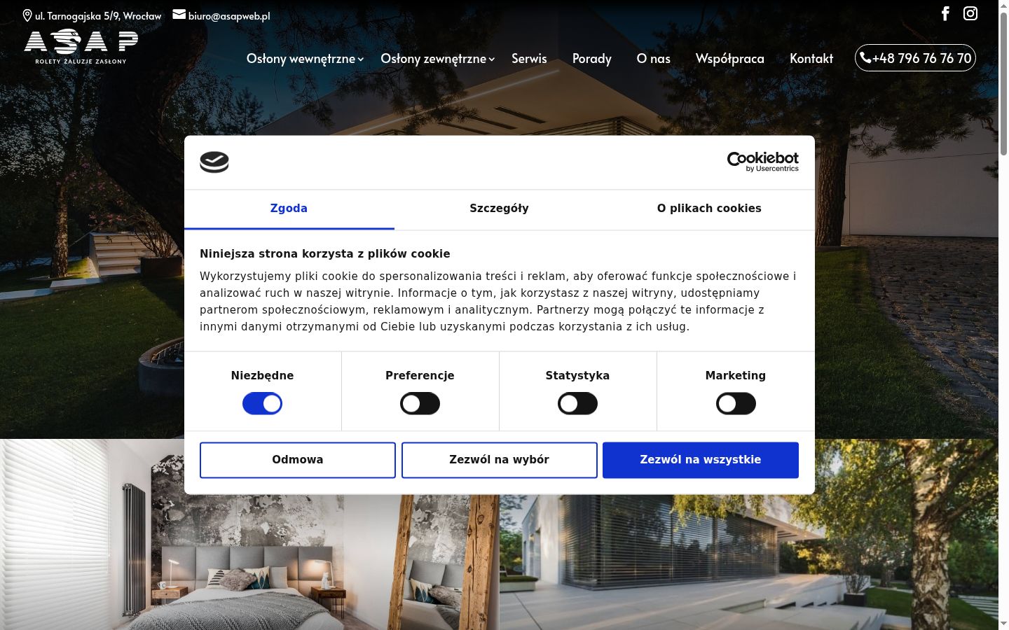 Capture d'écran de la bannière de consentement affichée avant toute interaction