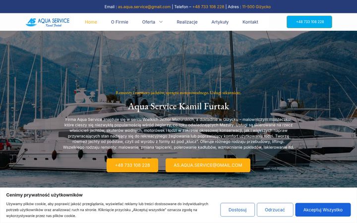 Screenshot of asaquaservice.pl