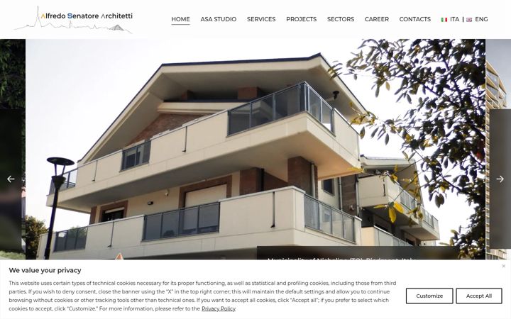 Screenshot of asarchitetti.it