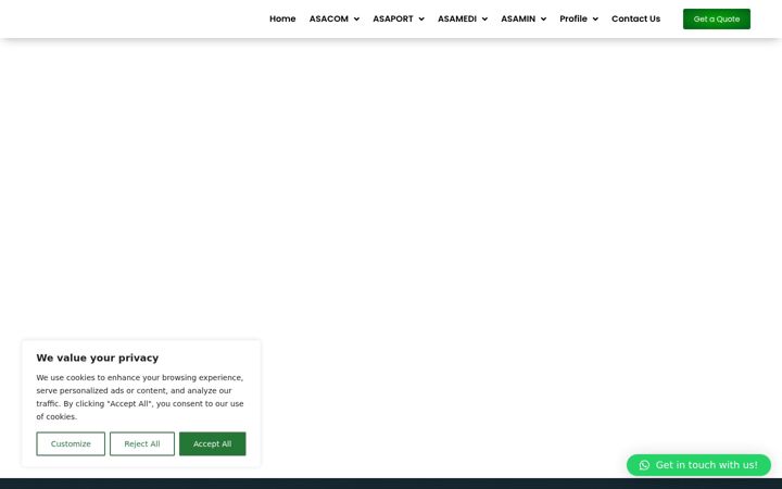 Snimka zaslona za asasofttrading.com