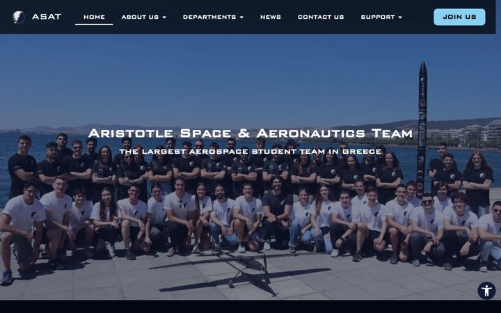 Screenshot of asat.gr