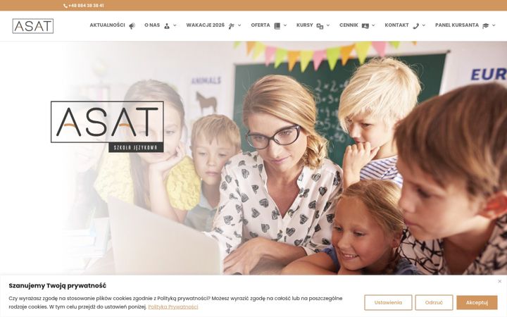 Ekraanipilt saidist asat.szkola.pl