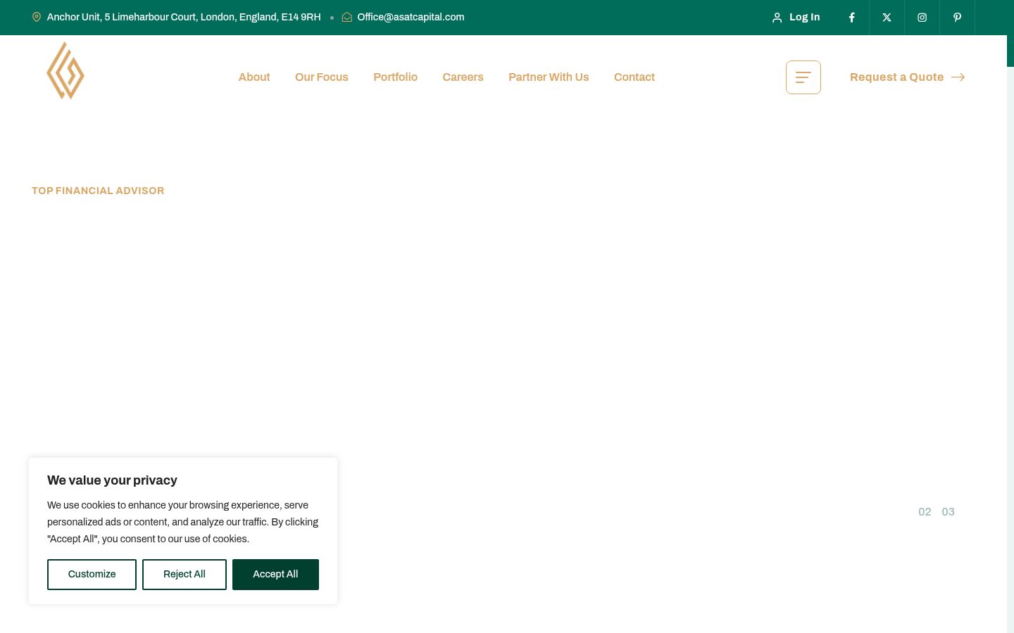 Capture d'écran de la bannière de consentement affichée avant toute interaction