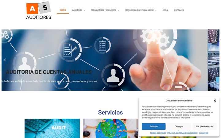 Screenshot of asauditores.es