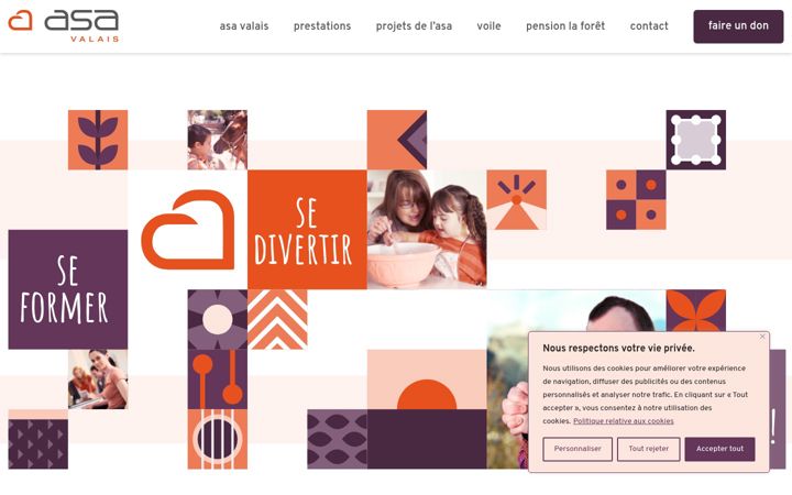Screenshot of asavalais.ch