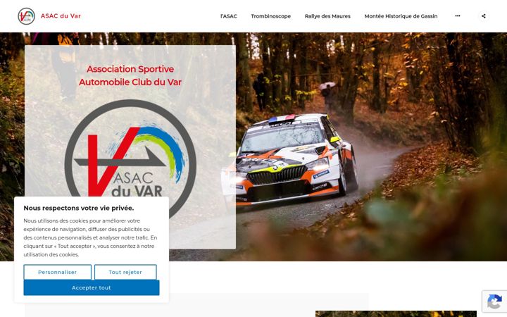 Screenshot of asavar.fr